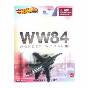 Hot Wheels DMC55-GJR53 Wonder Woman Jet Gray - WW84 Scale 1:64 New !